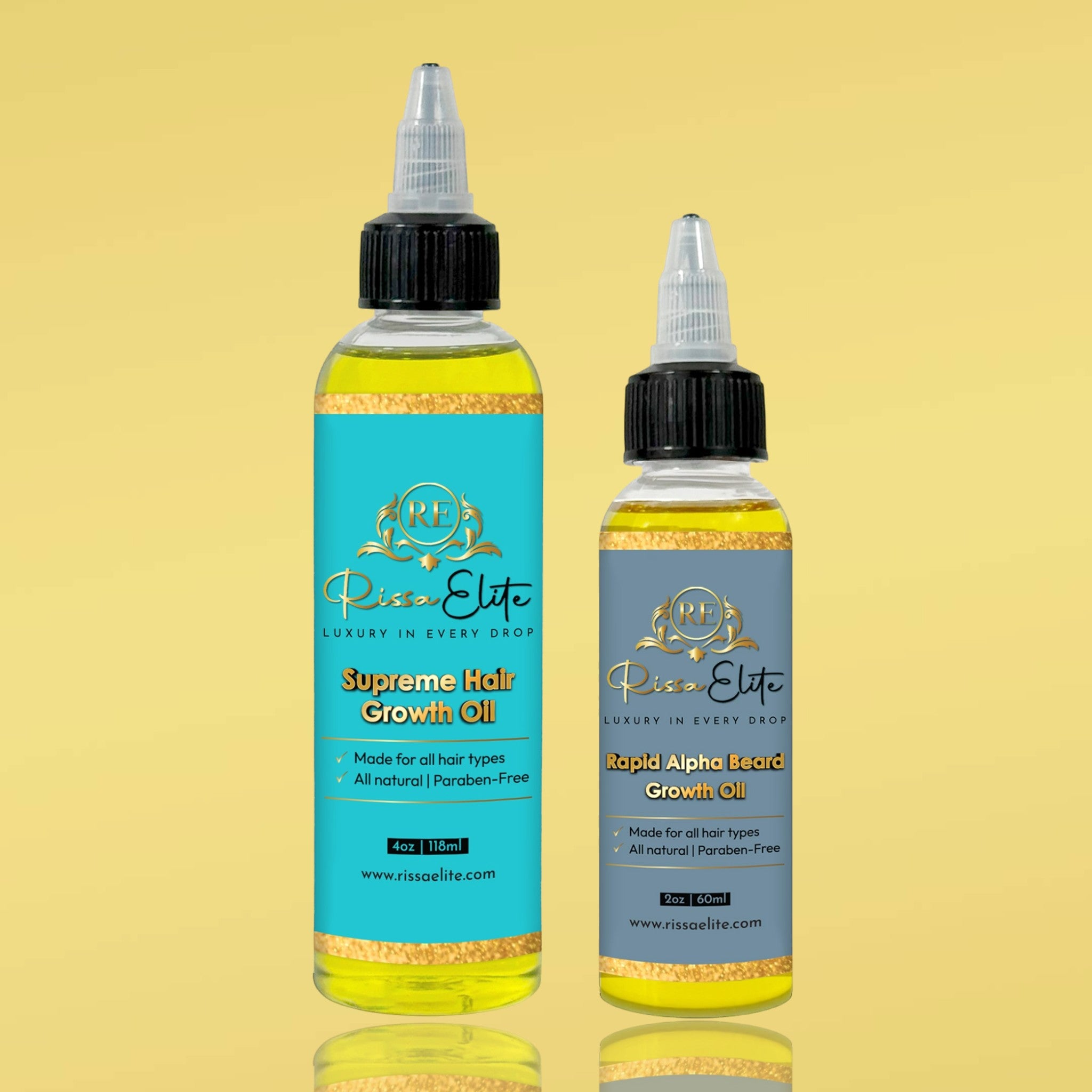 Alpha Beard Growth Oil & Supreme Hair Growth Oil Set