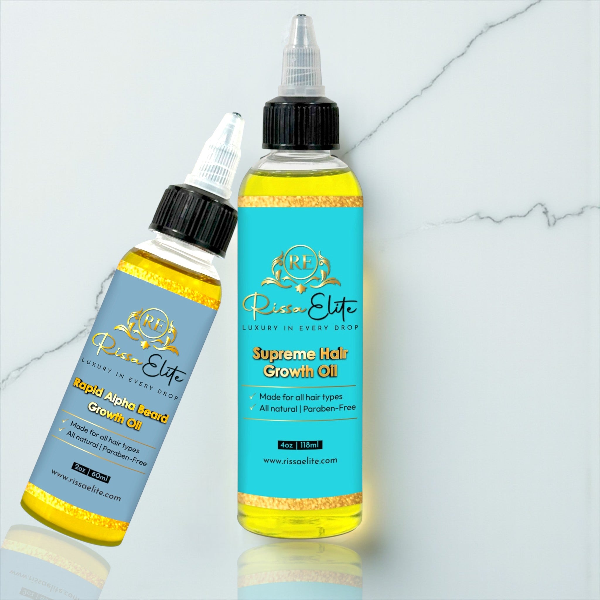 Alpha Beard Growth Oil & Supreme Hair Growth Oil Set