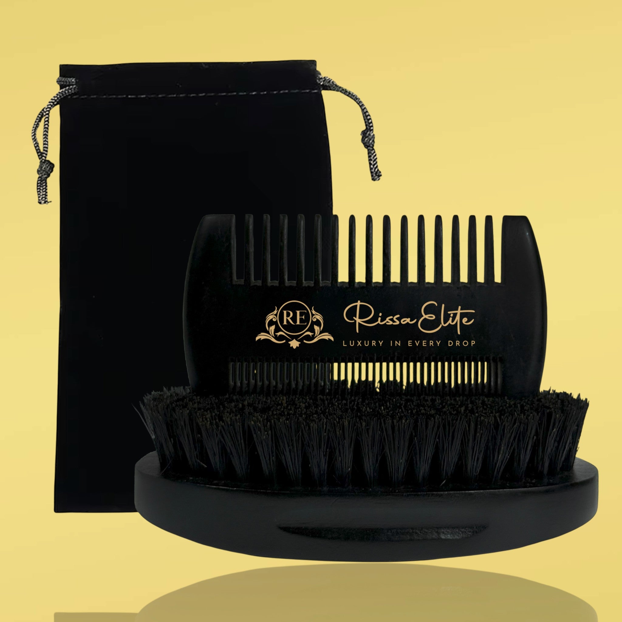 Alpha Beard Brush & Comb Set